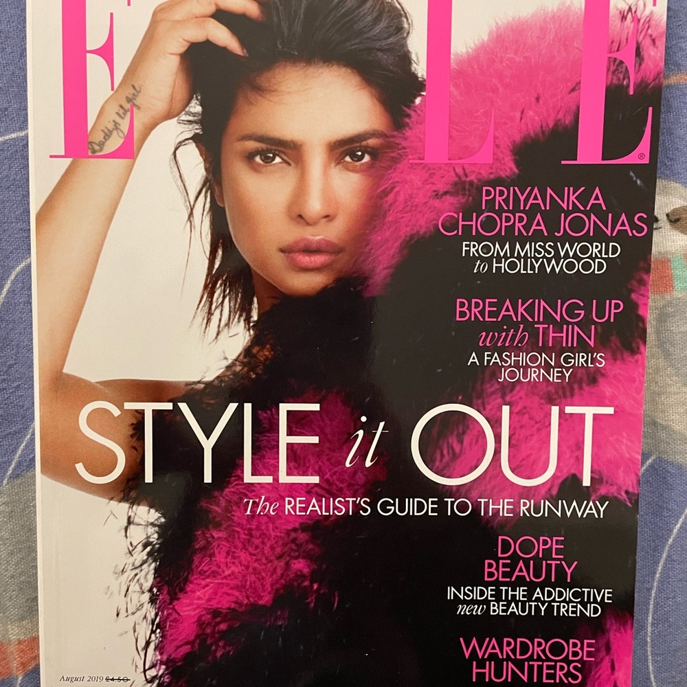British Elle UK Magazine August 2019 Brand New Travel Size